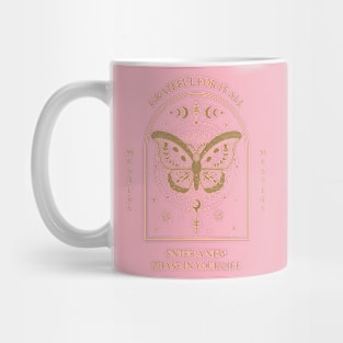 Grateful For It All Mystical Moth Mug